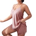 thumbnail image 1 of Women Backless Women's Racerback Sleeveless Nightgown Plus Size Two Pieces Women Chemise Night Gown Lace Modal Sleepwear V-Neck Full Slip Babydoll Lingerie Nightgowns on Sales（Xxl）, 1 of 5