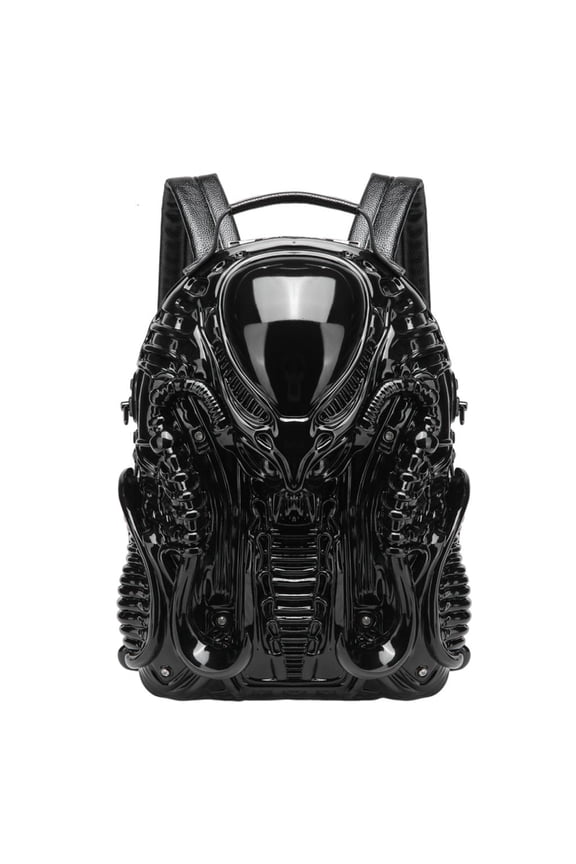 Man Novelty Backpack Backpack Woman 3D Xenomorph Shaped Backpack