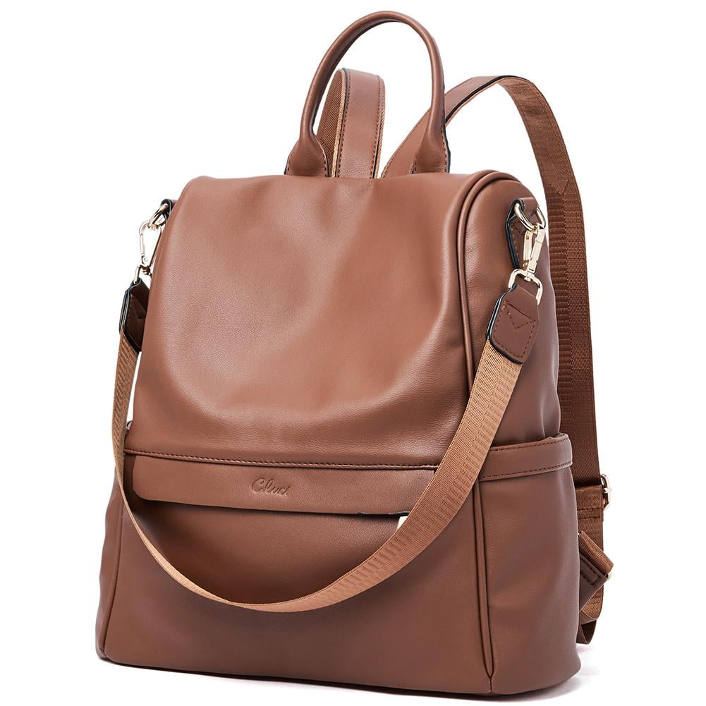Cluci women backpack purse pu leather fashion travel casual detachable crossbody ladi 2025
