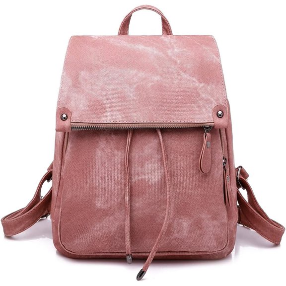 Women Backpack Purse PU Leather Fashion Casual Lightweight Travel Shoulder Bag(Blue)
