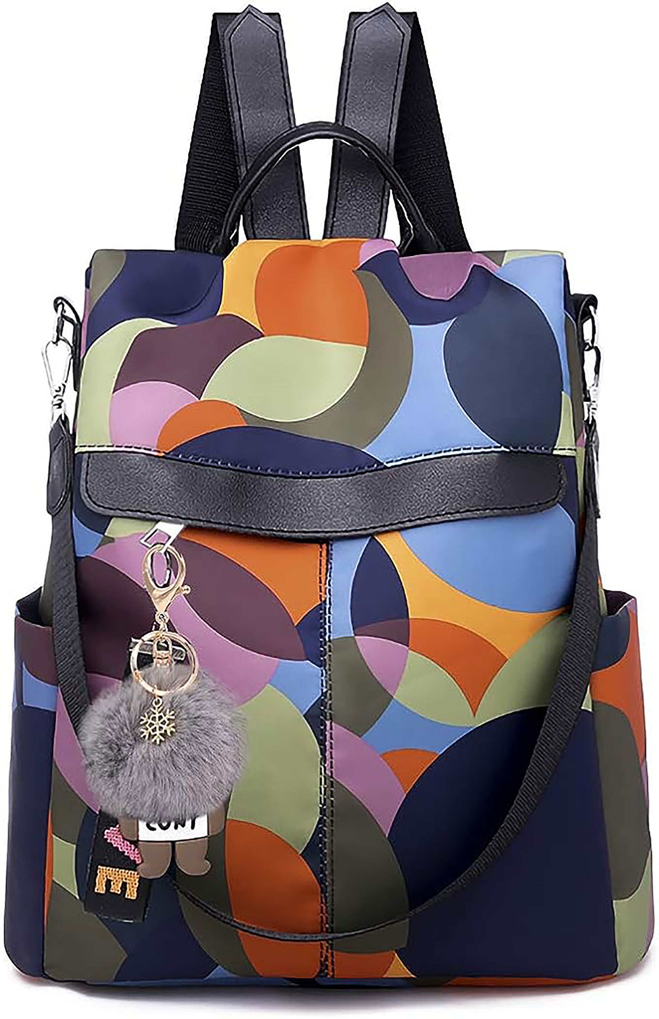 Walmart Large Women s Anti theft Waterproof Backpack Purse Lightweight School Shoulder Bag Walmart