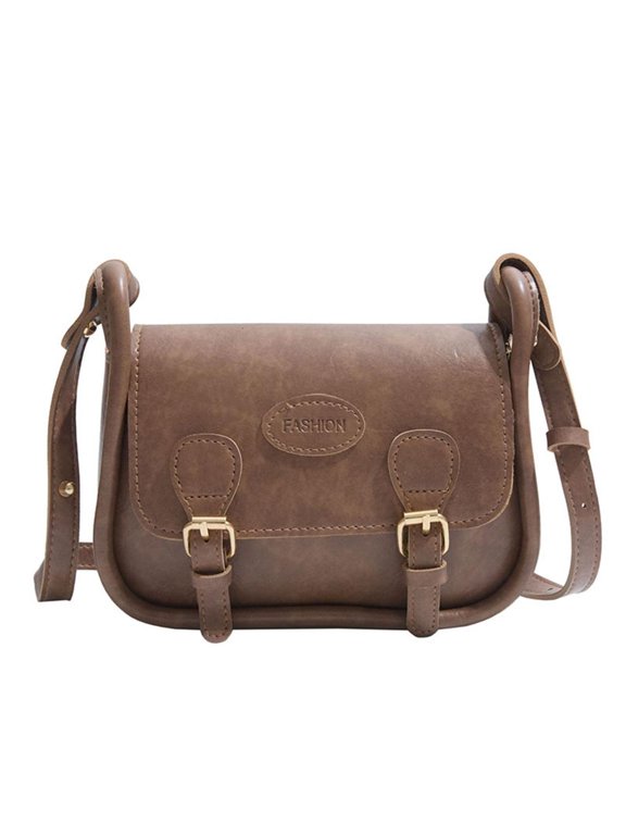 Women Bag Autumn Winter Shoulder Bag Retro Crossbody Bag Simple Handbag PU1eatherMessenger Bag Small Square Bag