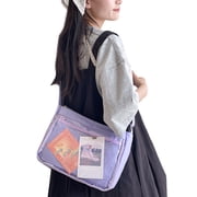 Women Bag Japanese Crossbody Bag Clear Shoulder Bag Canvas Messengers Bag Cute Ita Bag Student School Bag