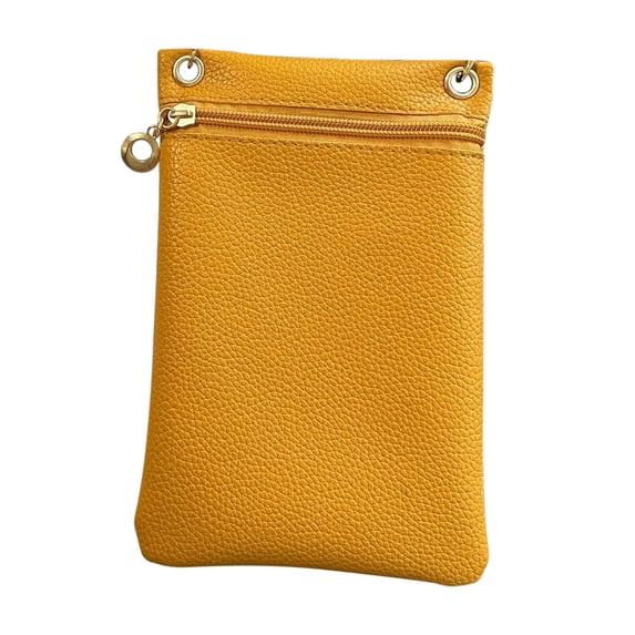 Women Bag Mini Casual Small Bag Simply Shoulder Crossbody Bag Mobile Phone Bag(Yellow)