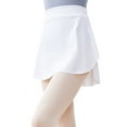 thumbnail image 1 of Women Ballet Dance Nylon Elastic Skirt with Side Slit Design, 1 of 9