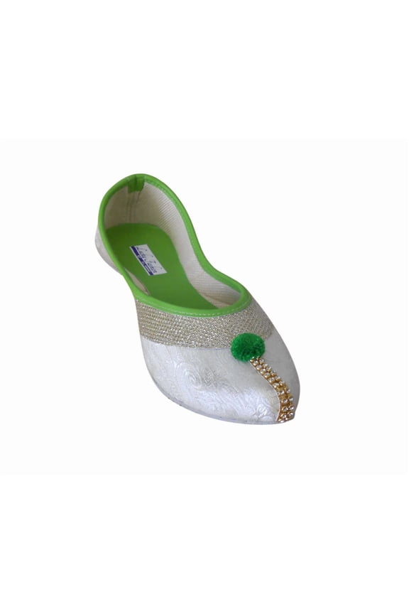 Women Ballet Shoes Punjabi Jutties Indian Traditional Handmade Mojaries US 5-8.5