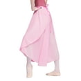 thumbnail image 1 of Women Ballet Wrap Skirt Ladies Long Sheer Dance Skirts, 1 of 5
