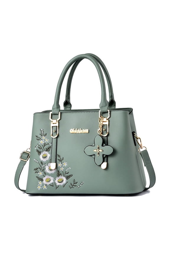 Women Barrel Handbags Purses Fashion Satchel Bags Top Handle Shoulder Bags Vegan Leather Work Bag