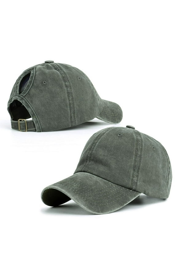 Women Baseball Cap, Green Cap Hat Trucker Unisex Buns Plain Baseball Visor Ponytail Messy Baseball Caps, Baseball Caps for Women, One Size, Hats for Women Baseball Cap, Womens Baseball Cap