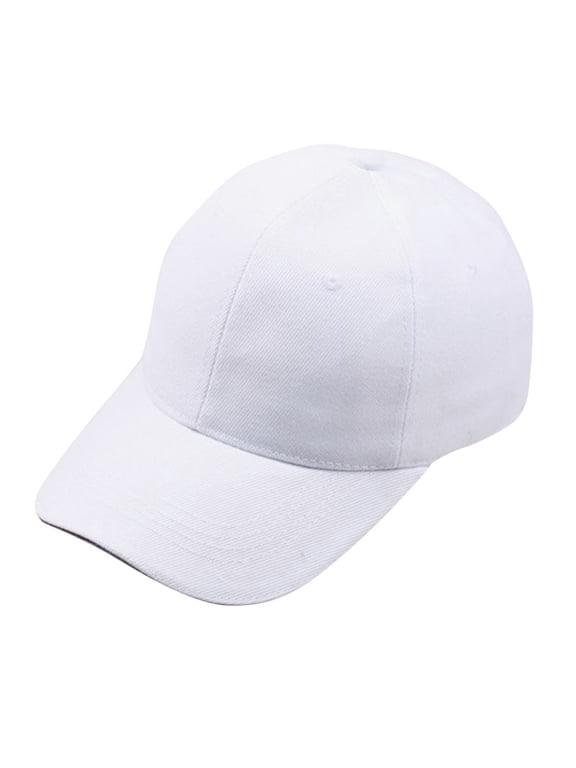 Women Baseball CapBaseball Cap Snapback Hat Hip-Hop Adjustable Wh