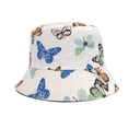 thumbnail image 1 of Women Baseball CapFashion Fisherman Hat Sun Hat Butterfly Print Hat, 1 of 2