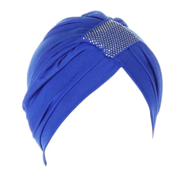 Women Baseball CapKnot Fashion Pleated Turban Cap Headwrap Sleep Hat