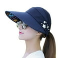 thumbnail image 1 of Women Baseball CapSummer Foldable Sunscreen Beach Hat Sunshade Hat, 1 of 5