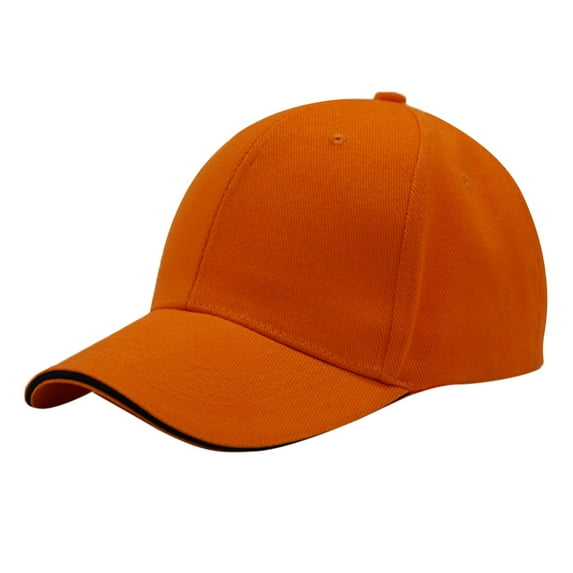 Women Baseball Caps Cute Orange Baseball Caps Dad Hat for Women