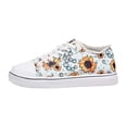 thumbnail image 1 of Women Baseball Print Shoes Canvas Sneakers Trendy Casual Walking Shoes, 1 of 8