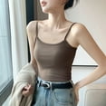 thumbnail image 1 of Women's Ribbed Cami Tanks, Spaghetti Strap Slim Fit Tank Tops Lightweight Sleeveless Casual Daily Blouses, 1 of 8