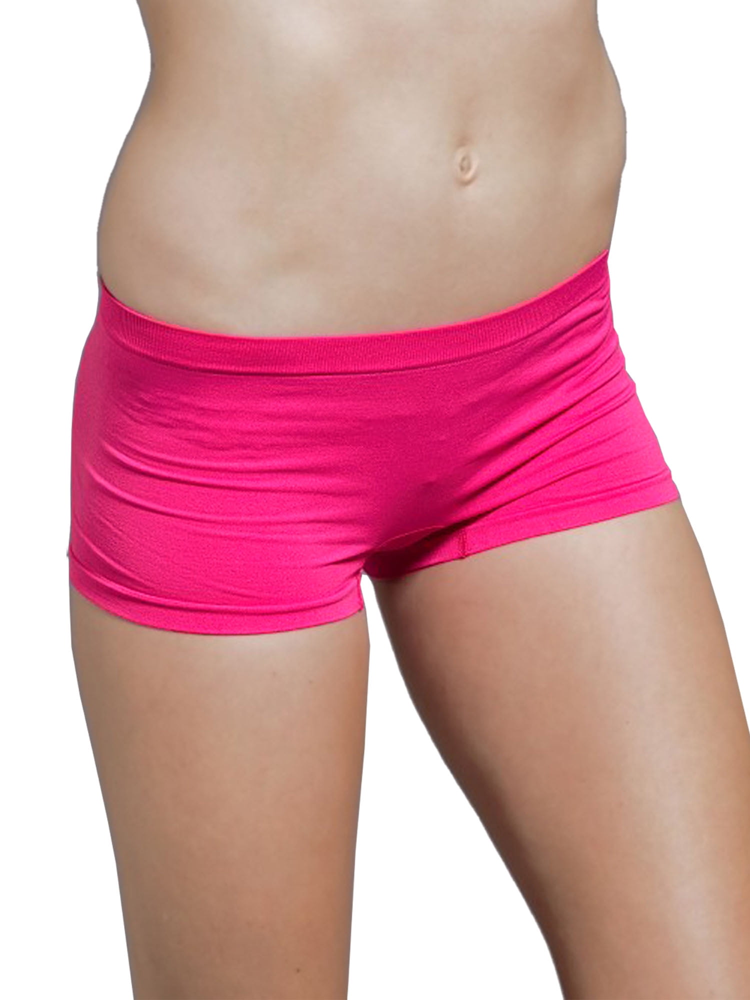 3/6 Boy Shorts Stretch Seamless Dance Exercise Booty Mini Panties
