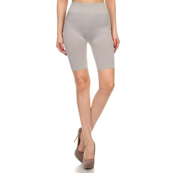 Women Basic Stretch Bike Shorts Fitness Workout Shorts Yoga Shorts