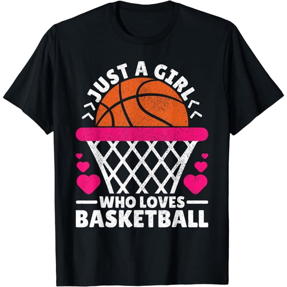 Women Basketball Player Just A Girl Who Loves Basketball T-Shirt