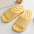 thumbnail image 1 of Women Bath Slippers Non- Shower Slippers For Bathroom Casual Soft Cozy Slippers Bath Slipper With Soft Massage Footbed For Shared Comfort And Use Yellow CN:41/US:8.5, 1 of 7