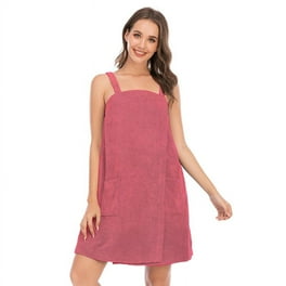 Towel wrap robe with straps sale