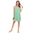 thumbnail image 1 of Women Bath Wrap Towel for Womens Shower with Pocket Adjustable Spa Robe & Facial Headband, 1 of 6