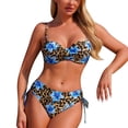 thumbnail image 1 of Women Bathing Suits Womens Bikini Floral Print Tankini Swimsuit Bikini Separates Two Piece Bathing With, 1 of 9