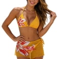 thumbnail image 1 of Women Bathing Suits Womens Bikini Stylish Floral Print Tankini Swimsuit Bikini With Design for Beach, 1 of 7