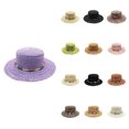 thumbnail image 1 of Women Beach Hat Purple Wide Brim Sun Straw Hats for Women Sun Hat Mens UPF 50+ Protection Floppy Foldable Summer Hats, 1 of 5