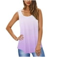 thumbnail image 1 of Women Beach Vacation Clothes Cute Summer Sleeveless Tank Tops Spring Fashion Cami T-Shirts Casual Loose Blouses, 1 of 4