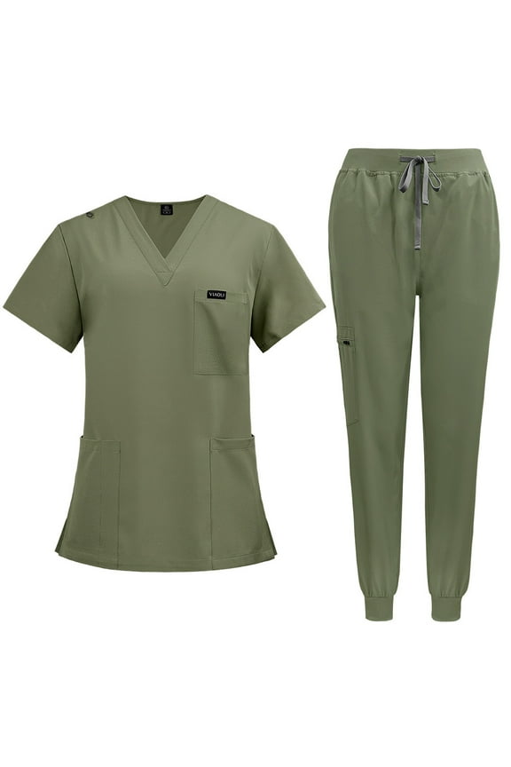 Women Beautician Spa Workwear Doctor Nurse Nursing Uniforms Pharmacy Dentistry Clothes Pet Shop Vet Work Suit