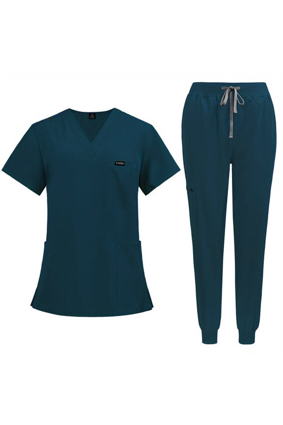 Women Beautician Spa Workwear Doctor Nurse Nursing Uniforms Pharmacy Dentistry Clothes Pet Shop Vet Work Suit
