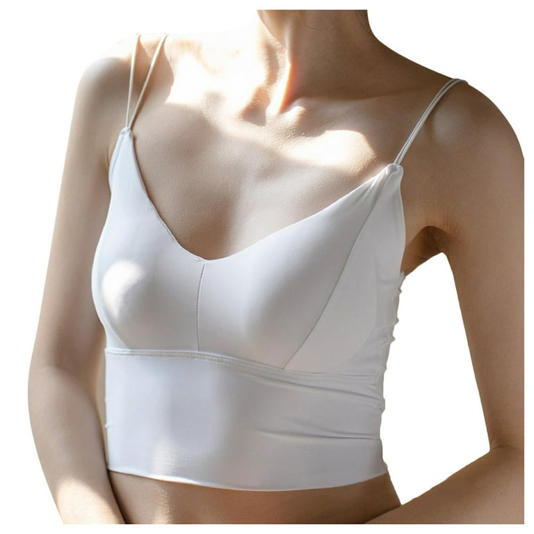 Women Beautiful Back Base Blouse With A Chest Pad Over The Chest White One Size Walmart