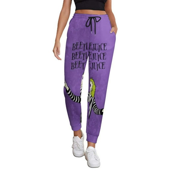 Women Beetlejuice Sweatpants Active Sports Jogger Pants Trousers Athletic Pants with Drawstring