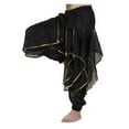 thumbnail image 1 of Women Belly Dance Costume Tribal Bellydance Pants Dance Practice Performance Chiffon Bloomers, 1 of 4