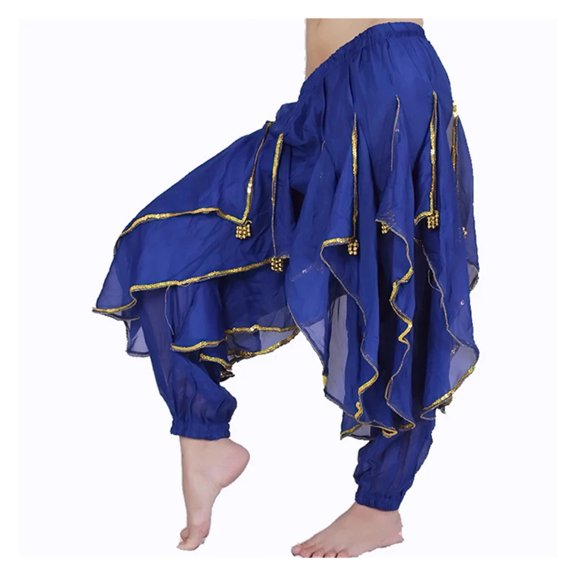 Women Belly Dance Costume Tribal Bellydance Pants Dance Practice Performance Chiffon Bloomers