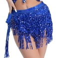 thumbnail image 1 of Women Belly Dance Skirt Clothes Tassel Scarf Belt for Performance Samba, 1 of 7