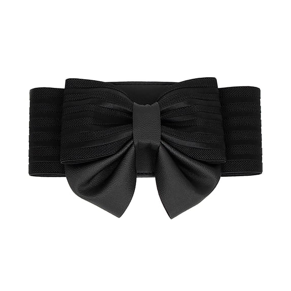 Women Belts for Dresses Women Belts for Jeans Plus Size Stretch Belts for Women Fashion Wide Belts for Women Fashion Elastic Belt for Dresses Red Belts for Women Trendy,Black,Length:29''