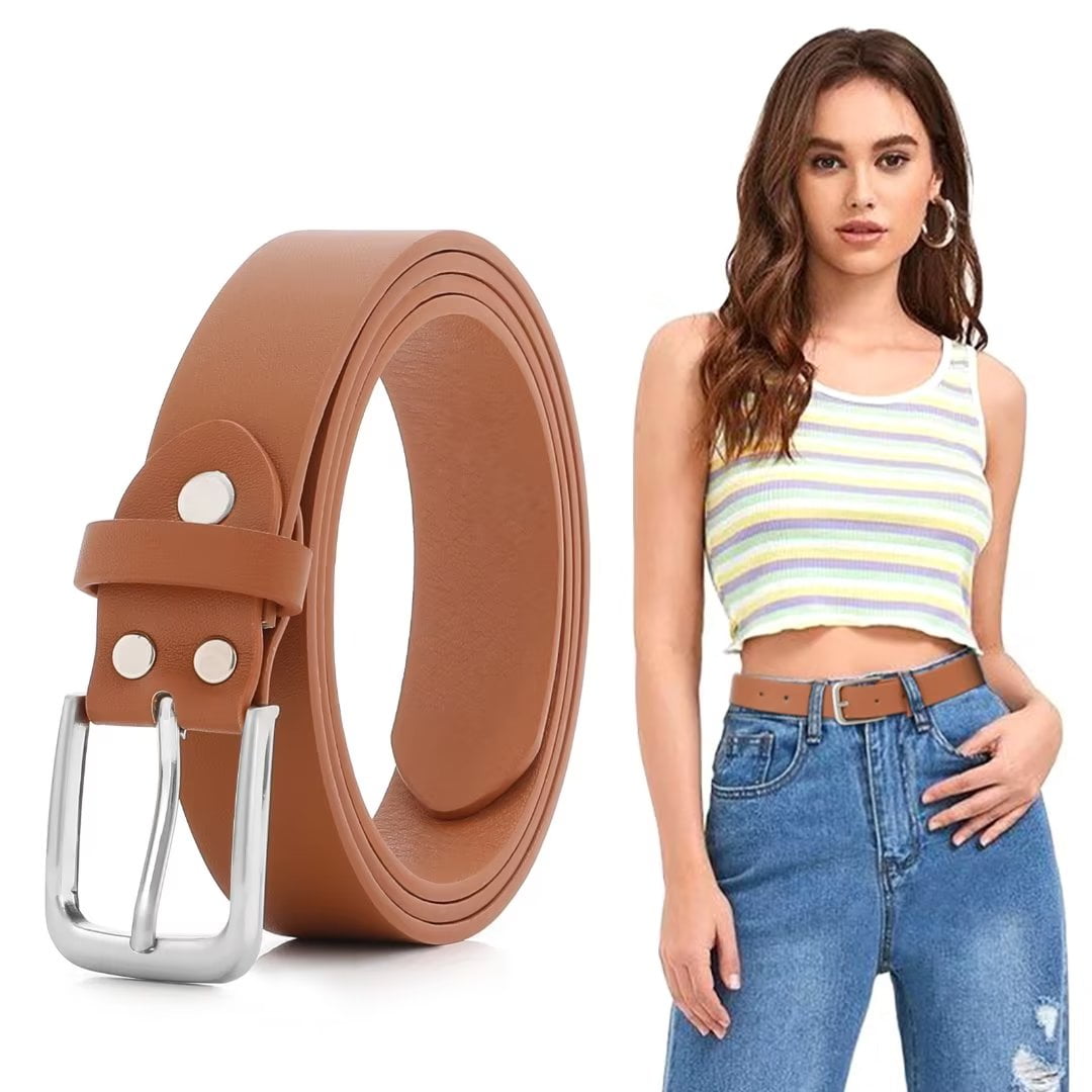 womens leather belts for jeans