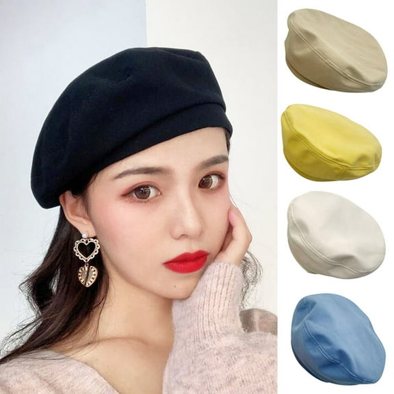 Women Beret Hat Cloth Beret French Beret Artist Beret Cap