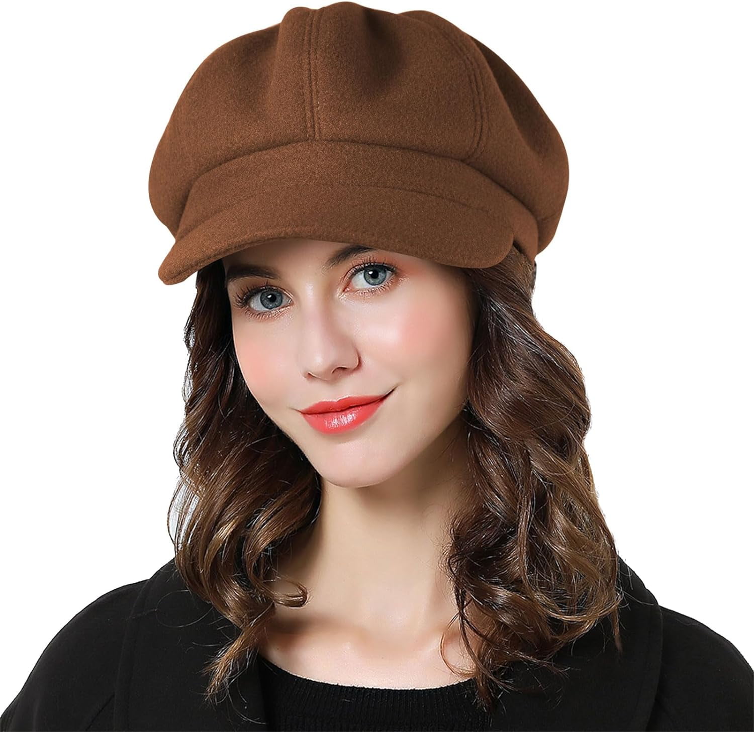 8585 French Beret Hats For Women Winter Newsboy Cap Spring Outdoor Sun Hat Fashion Beret Hats for Women Autumn Winter Casual Newsboy  main image 2