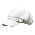 thumbnail image 1 of Women Beret Newsboy Hats White One Size, 1 of 3