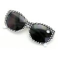 thumbnail image 1 of Women Bifocal Reading Sunglasses Reader Glasses Cateye Vintage Jackie O Leopard Checker, 1 of 5