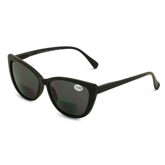 Women Bifocal Reading Sunglasses Reader Glasses Cateye Vintage Jackie O Leopard