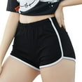 thumbnail image 1 of Women Big Girls Athletic Shorts Running Dolphin Shorts Workout Yoga Running Beach Short Pants, 1 of 4