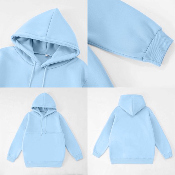 Women Big Pouch Hoodie Oversized Pet Hoodie Carrier Casual Long Sleeve Oversized Pocket Kangaroo Pouch Hoodies Fall Clothes