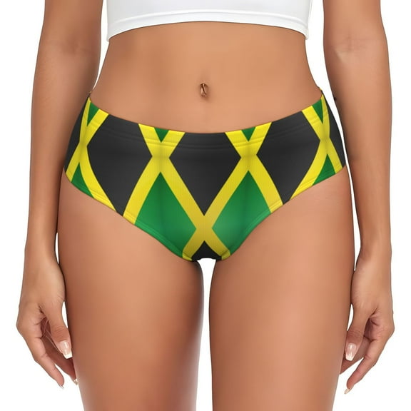 Women Bikini Underwear Jamaica Ladies Panties Hipster Briefs Undies 3X-Large