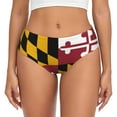 thumbnail image 1 of Women Bikini Underwear Maryland-Flag Ladies Panties Hipster Briefs Undies X-Small, 1 of 6