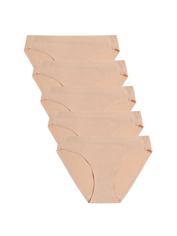 Women Bikini Underwear Seamless Breathable Ladies Panties Stretch Briefs Undies Womens Boy Shorts Underwear Womens Underwear Seamless plus Size Panties Bikini for Women Seamless Boxes 100 Items
