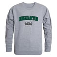 thumbnail image 1 of Women Binghamton University Bearcats Mom Crewneck Fleece, Heather Grey - 2XL, 1 of 1